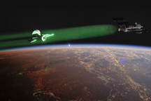 Máy kéo tĩnh điện loại bỏ rác không gian lấy cảm hứng khoa học viễn tưởng