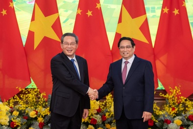 Toàn cảnh lễ đón Thủ tướng Trung Quốc Lý Cường thăm chính thức Việt Nam