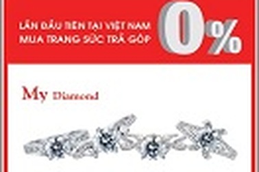 Mua trang sức kim cương trả góp, lãi suất 0%