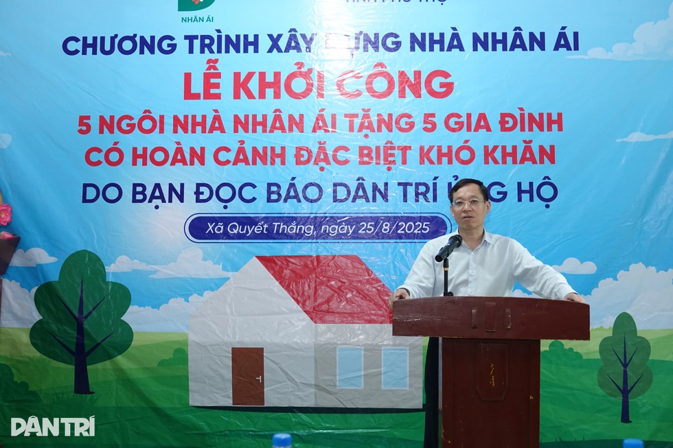 Khởi công 5 ngôi nhà Nhân ái tặng 5 hộ nghèo tỉnh Phú Thọ - 1 Khởi công 5 ngôi nhà Nhân ái tặng 5 hộ nghèo tỉnh Phú Thọ - 1