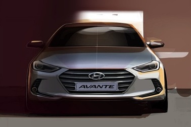 Hyundai hé lộ hình ảnh xe Avante thế hệ mới