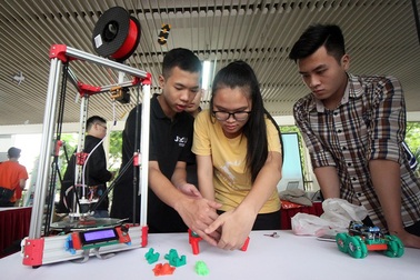 Những sản phẩm sáng tạo mới lần đầu được giới thiệu trong ngày hội Toán học mở 2018