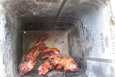 Dân dã món chuột đồng nướng thùng thơm lừng