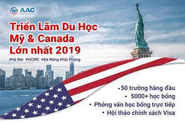 Triển lãm du học 50 trường Mỹ & Canada lớn nhất 2019