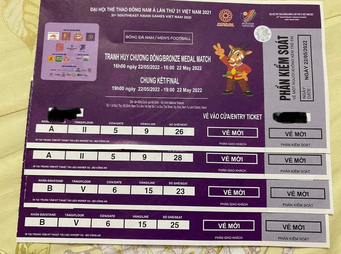 15 triệu đồng/cặp vé chung kết SEA Games, có tiền chưa chắc mua được - 1 15 triệu đồng/cặp vé chung kết SEA Games, có tiền chưa chắc mua được - 1
