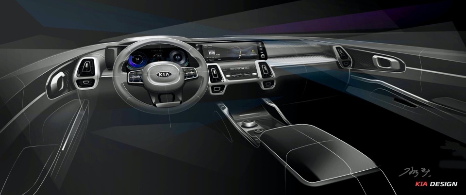 Kia công bố hình ảnh nội thất Sorento thế hệ mới - 1 Kia công bố hình ảnh nội thất Sorento thế hệ mới - 1