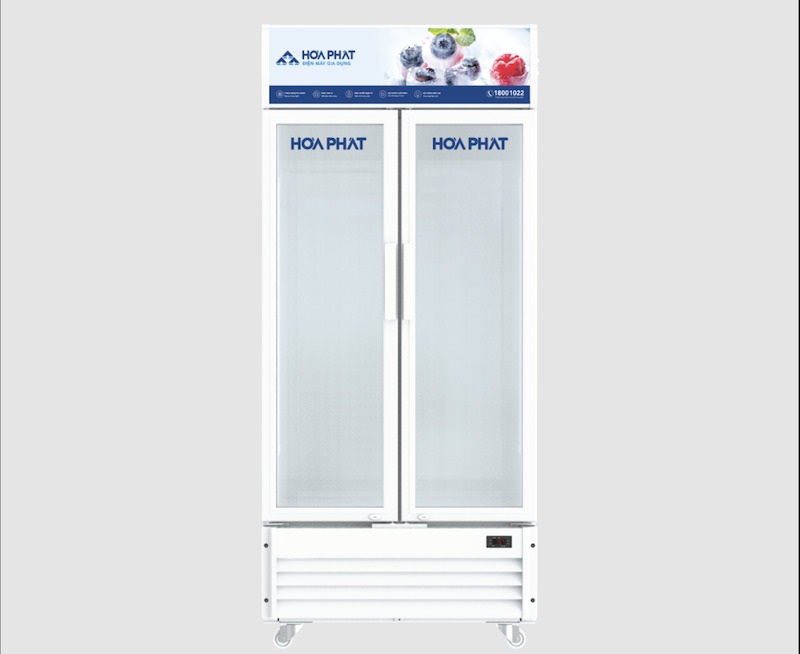 Review chi tiết tủ mát Hòa Phát Inverter 2 cánh 723 Lít HSR D8723