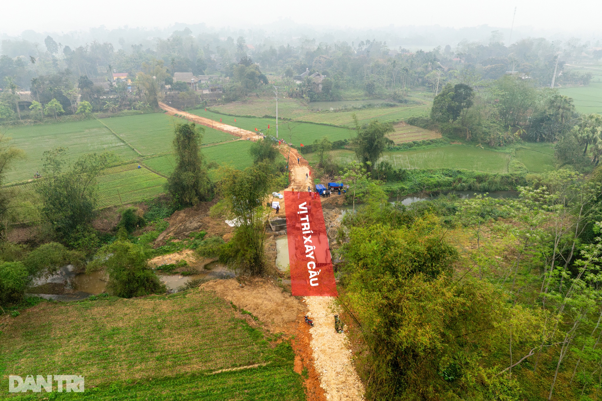 View - Khởi công cầu Dân trí, hiện thực hóa mơ ước bao đời của người dân Minh Xuân | Báo Dân trí
