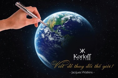KORLOFF “Président” Pen: “Viết để thay đổi thế giới!”
