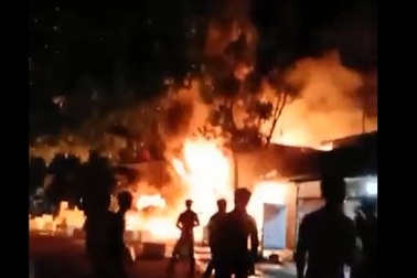 Kế toán xã chết cháy tại trụ sở ủy ban