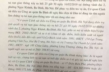 Hà Nội: Công an đề nghị người dân cùng truy tìm ô tô đâm 2 người chết rồi bỏ chạy