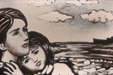 Xúc động clip tranh cát "Mẹ kể con nghe" hướng về biển Đông ruột thịt