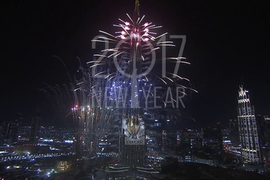 Đại tiệc pháo hoa ở Dubai