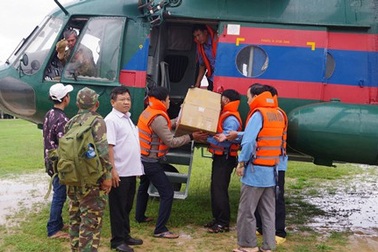 Bộ Quốc phòng điều gần 1.000 chiến sĩ sang Lào ứng cứu vụ vỡ đập thuỷ điện