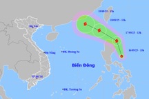 Áp thấp nhiệt đới vừa hình thành, khả năng mạnh lên thành bão
