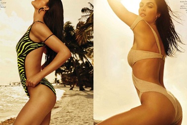 Hilary Rhoda quyến rũ trên Vogue 