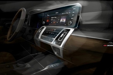 Kia công bố hình ảnh nội thất Sorento thế hệ mới