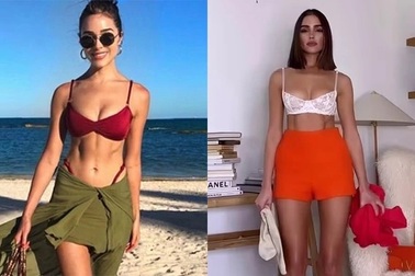 Hoa hậu hoàn vũ khoe cơ bụng ấn tượng