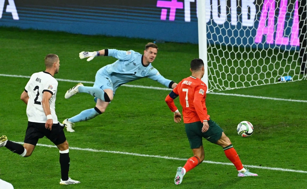 Ronaldo ghi bàn, Bồ Đào Nha đánh bại Đức ở bán kết Nations League - 2