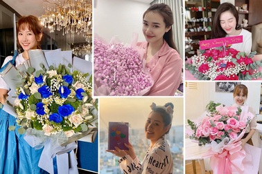 Sao Việt "đua nhau" khoe "quà khủng" ngày 8/3
