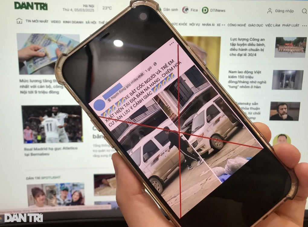 Thông tin xe bắt cóc người và trẻ em ở Tuyên Quang là sai sự thật - 1 Thông tin xe bắt cóc người và trẻ em ở Tuyên Quang là sai sự thật - 1
