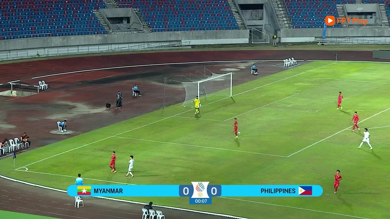 U22 Philippines giành chiến thắng 2-0 trước U22 Myanmar