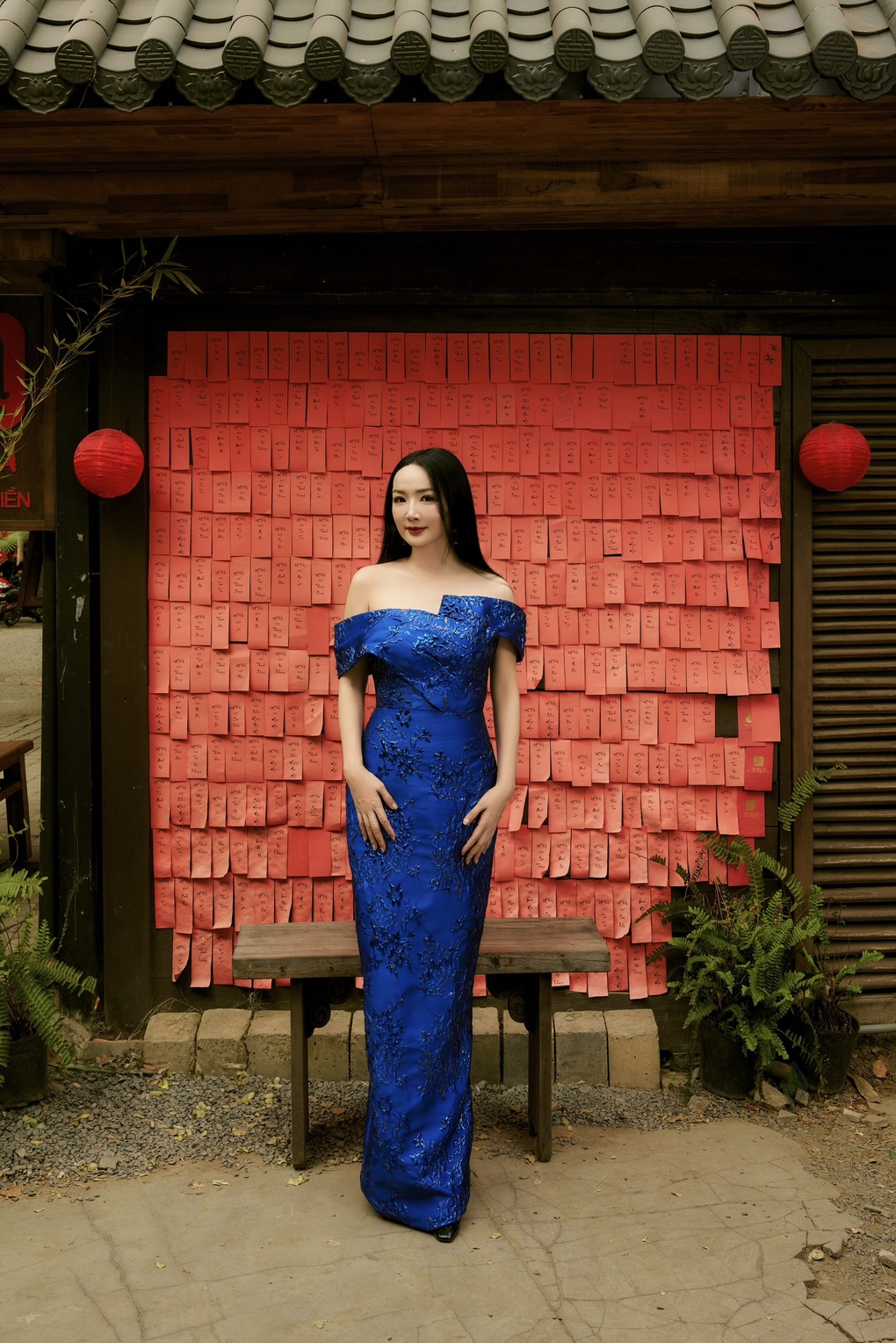 Hoa hậu Đền Hùng Giáng My trẻ trung tuổi 53, diện đồ đôi cùng mẹ ruột - 9