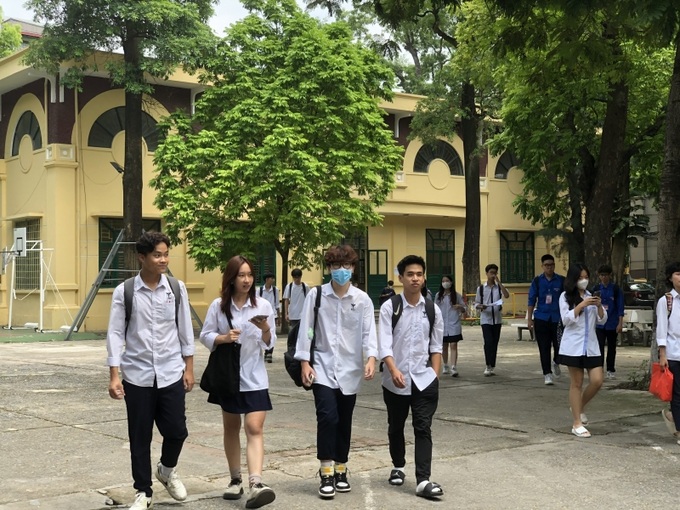 Thí sinh tham dự kỳ thi tốt nghiệp THTP năm 2023.