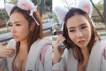 Nữ streamer bị cảnh sát chặn đường vì mặc đồ quá hở hang