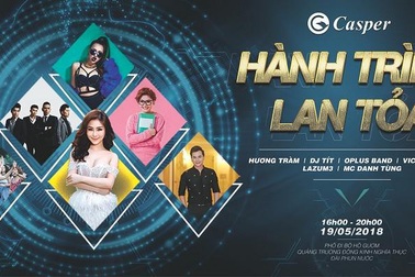 Dàn sao đổ bộ phố đi bộ Hồ Gươm trong sự kiện “Hành trình lan tỏa”