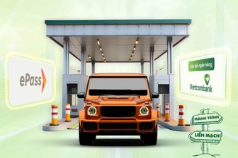 Vietcombank liên kết trực tiếp với tài khoản giao thông ePass
