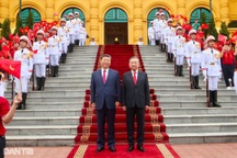 Toàn cảnh lễ đón Tổng Bí thư, Chủ tịch Trung Quốc Tập Cận Bình