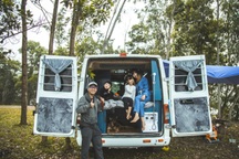 Gia đình phượt bằng "nhà di động", chuyến đi bắt đầu bằng chữ "ước" của bố