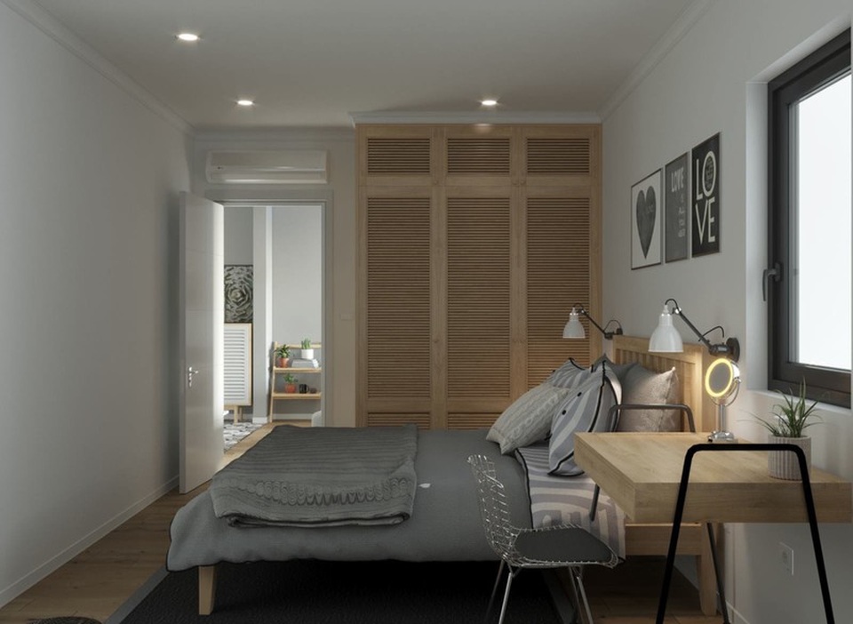 Căn hộ một phòng ngủ sở hữu gam màu xanh mát mẻ - 9 Căn hộ một phòng ngủ sở hữu gam màu xanh mát mẻ - 9