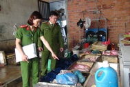 Quảng Nam: Phát hiện cơ sở chế biến mỡ, da lợn bẩn