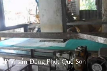 Nghề làm phở sắn ở Quế Sơn
