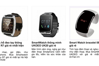Choáng ngợp với smartwatch Trung Quốc ồ ạt về Việt Nam