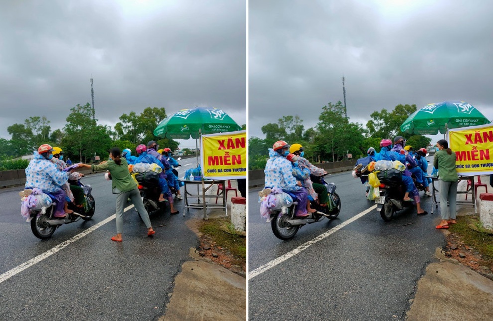 Quảng Trị: Thanh niên làng Tân Phương Lang trắng đêm tiếp sức bà con về quê tránh dịch - 3 Quảng Trị: Thanh niên làng Tân Phương Lang trắng đêm tiếp sức bà con về quê tránh dịch - 3