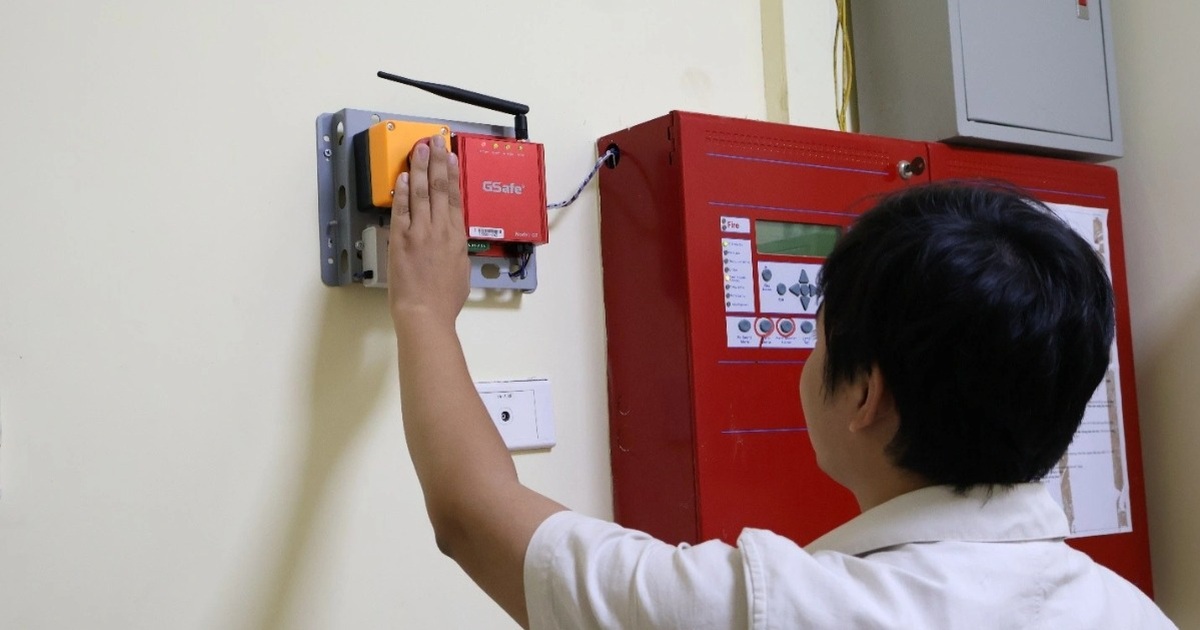 Hệ thống truyền tin báo cháy giúp rút ngắn “thời gian vàng” trong phòng và chữa cháy