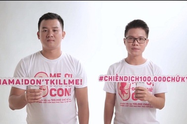 Tranh cãi hai chàng trai phát động chiến dịch kêu gọi “luật cấm nạo phá thai”