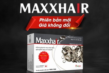 Maxxhair phiên bản mới: Bổ sung Polyaktiv giúp tóc mọc nhanh hơn