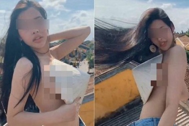 Người đẹp khoả thân chụp ảnh nơi phố cổ, danh lam thắng cảnh gây phẫn nộ