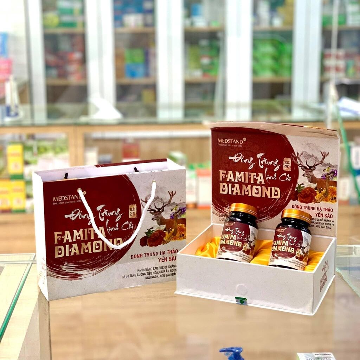 Đông trùng Linh chi Famita Diamond hỗ trợ tăng đề kháng, ăn ngon, ngủ ngon - 3 Đông trùng Linh chi Famita Diamond hỗ trợ tăng đề kháng, ăn ngon, ngủ ngon - 3