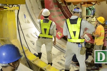 Metro trong lòng đất đầu tiên ở Sài Gòn đang thành hình