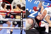 Tung ra liên hoàn cú đấm, nữ võ sĩ hạ gục đối thủ trong 7 giây