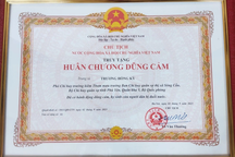 Truy tặng Huân chương Dũng cảm cho Trung tá hy sinh tại biển Phú Yên