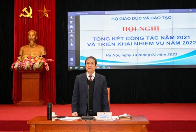Bộ trưởng Nguyễn Kim Sơn phát biểu kết luận Hội nghị.