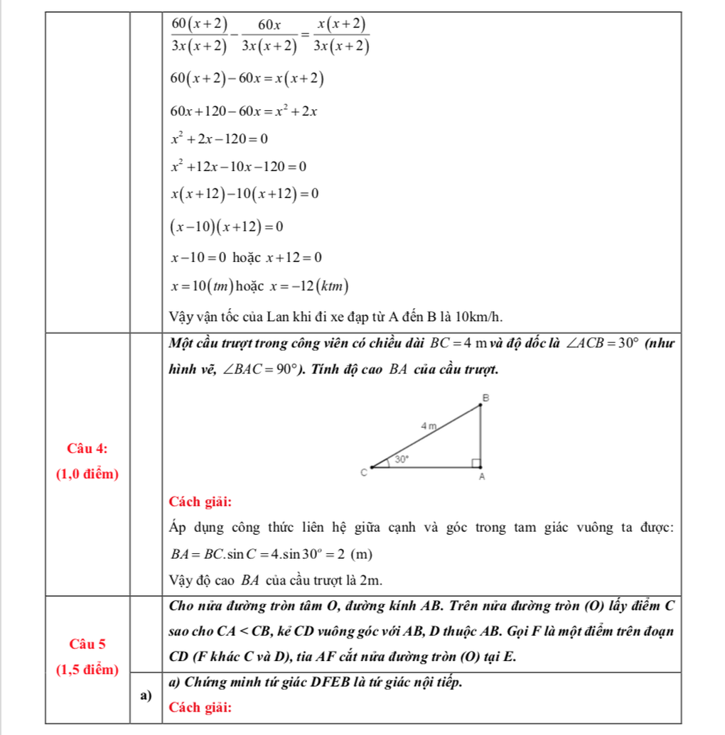 Đề thi và đáp án 3 môn vào lớp 10 tỉnh Hà Giang năm 2025 - 10
