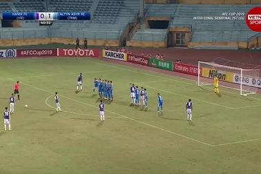 CLB Hà Nội 3-2 Altyn Asyr: Quang Hải, Văn Quyết lập công