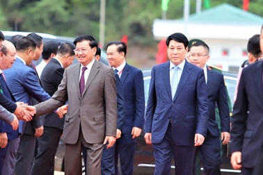 Khánh thành Bến số 3 Cảng quốc tế Lào - Việt